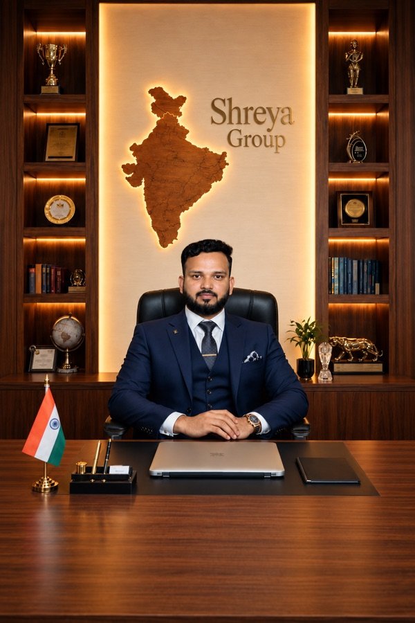 Naveen Kumar Patel, Founder & Managing Director of Shreya Group